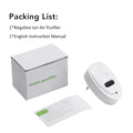 Purificateur d'air enfichable ioniseur d'ions négatifs purificateur d'air pour la maison fonctionnement silencieux ioniseur Mini purificateur d'air déodorant de toilette