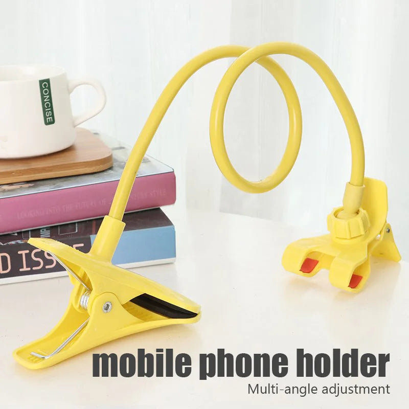 Support de téléphone portable flexible universel, support paresseux réglable, clip de téléphone portable, lit à la maison, support de bureau, support de smartphone rapide