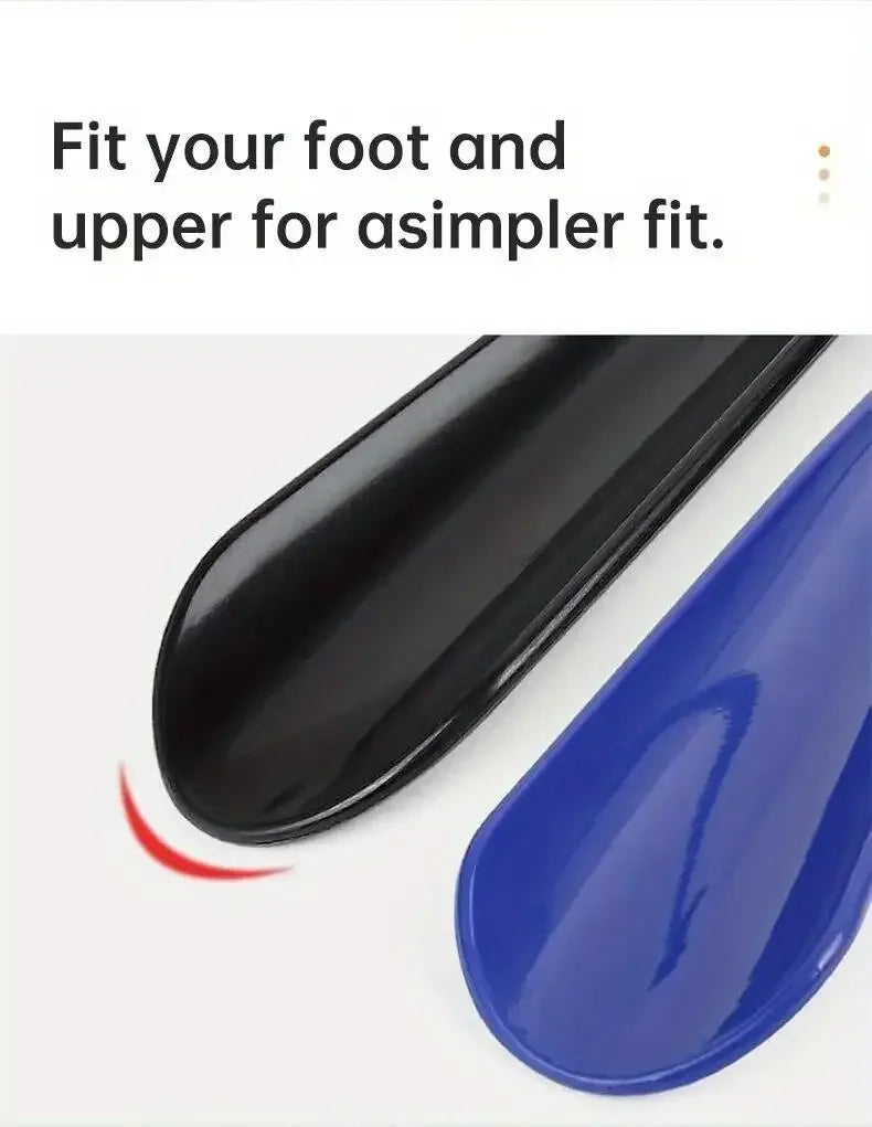 Cornes de chaussures en plastique extra longues, flexibles, ne nécessitent pas de bois, cuillères à chaussures durables pour femmes enceintes portant des fourmis de repos, 1 pièce