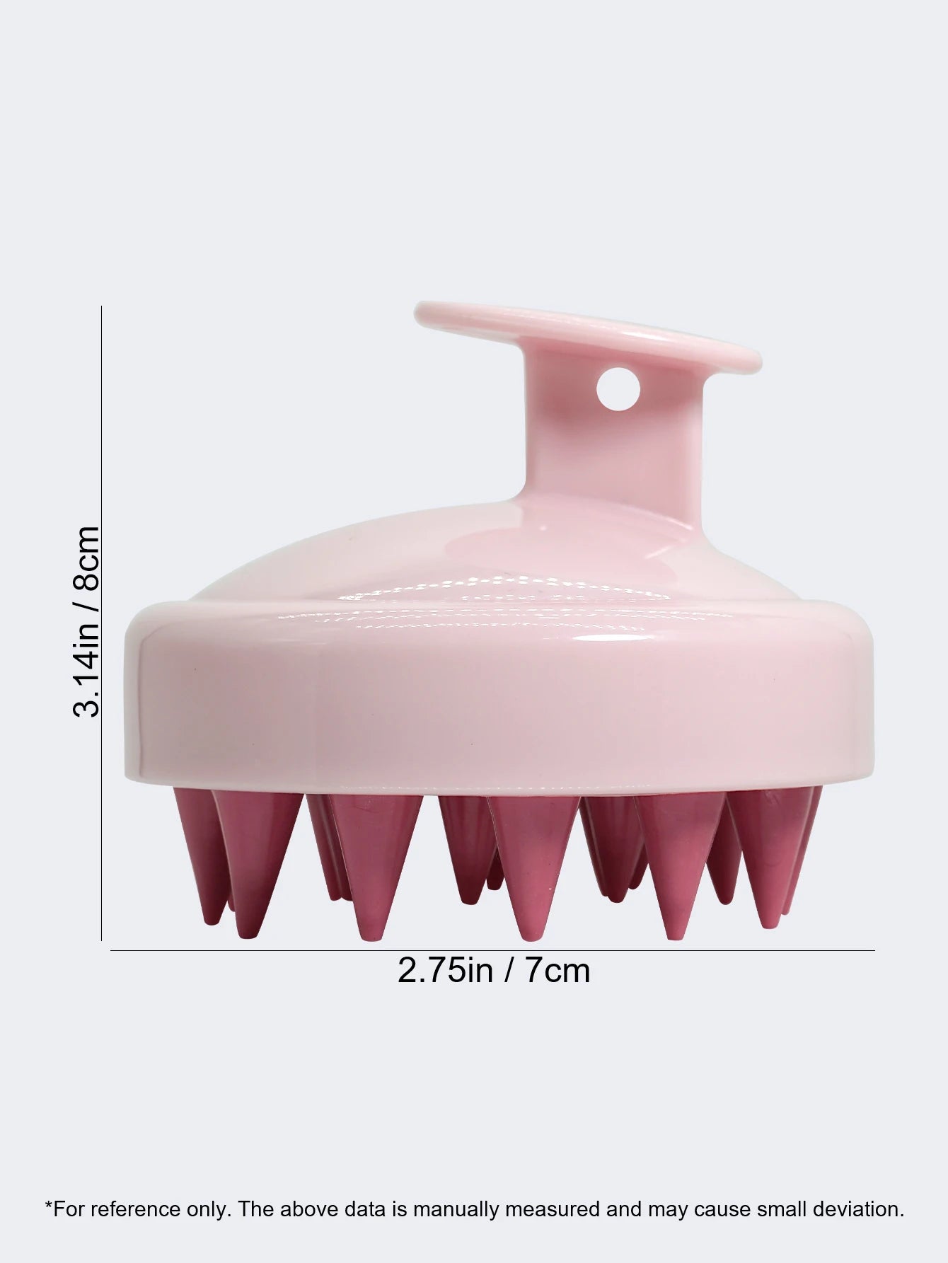 Brosse de Énergie du Cuir oral elu en Silicone, Peigne à Poignée Magique, Spa