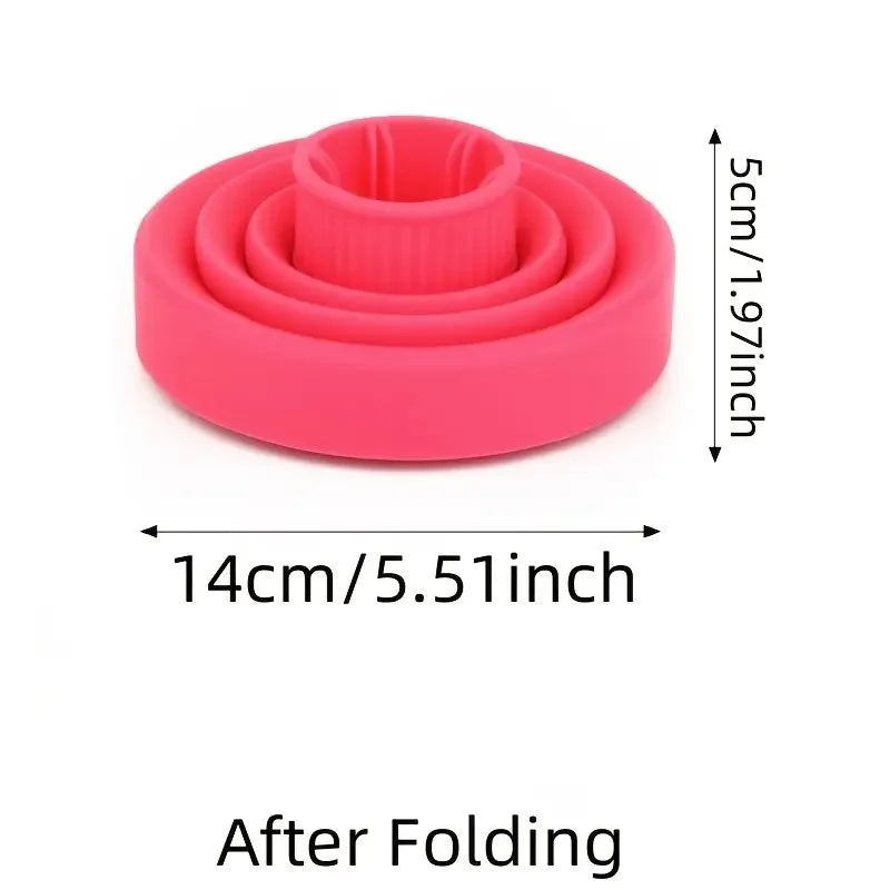 Outil de Salon en Silicone noir rose universel sèche-cheveux diffuseur couverture réglable résistant à la température dispersion sèche-cheveux