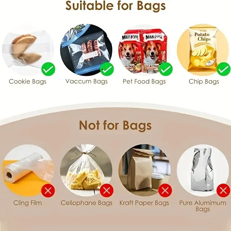 Mini Machine à sceller les sacs thermiques, scelleuse d'emballage, fermeture de sac alimentaire en plastique thermique, scelleuse Portable, emballage, accessoires de cuisine