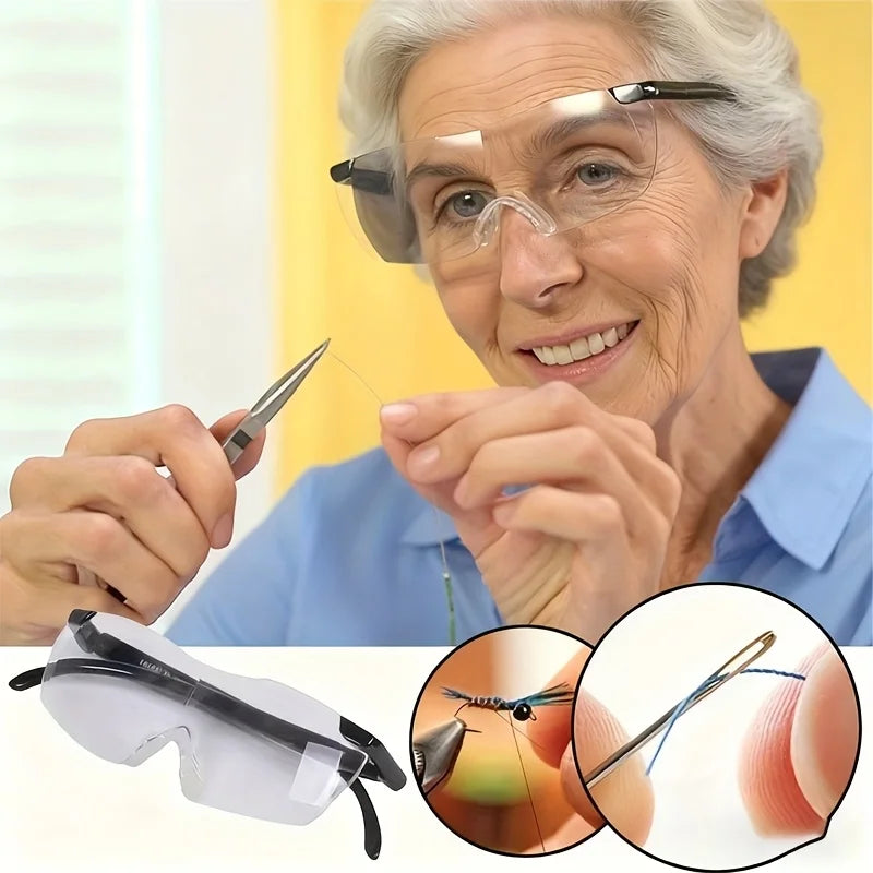 Loupe portable à grande lentille, grossissement de 300 %, adaptée à la lecture, à l'artisanat, à la couture et au bricolage, 1 pièce