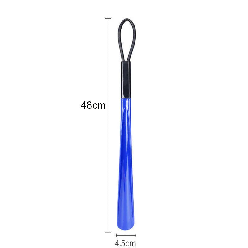 Cornes de chaussures en plastique extra longues, flexibles, ne nécessitent pas de bois, cuillères à chaussures durables pour femmes enceintes portant des fourmis de repos, 1 pièce