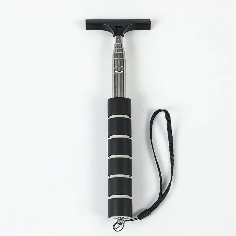 Outil de nettoyage d'essuie-glace de rétroviseur de voiture, nettoyeur de brume de verre automatique, grattoir, accessoires de voiture, poignée, brosse de nettoyage de vitres télescopique