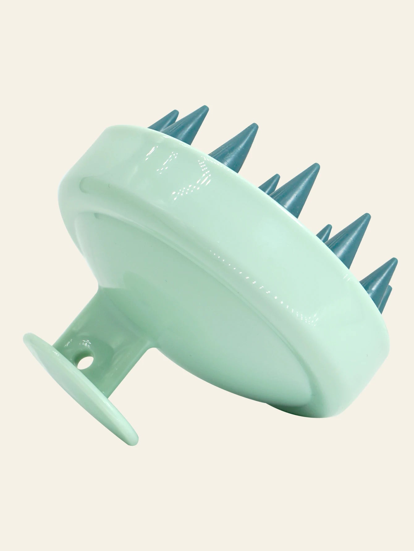 Brosse de Énergie du Cuir oral elu en Silicone, Peigne à Poignée Magique, Spa