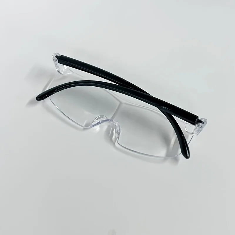 Loupe portable à grande lentille, grossissement de 300 %, adaptée à la lecture, à l'artisanat, à la couture et au bricolage, 1 pièce