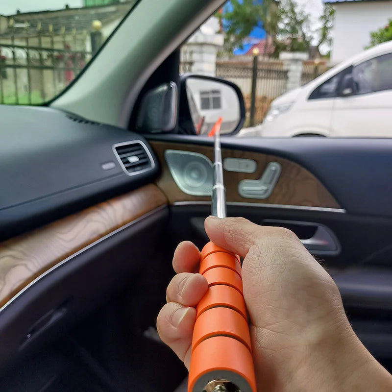Outil de nettoyage d'essuie-glace de rétroviseur de voiture, nettoyeur de brume de verre automatique, grattoir, accessoires de voiture, poignée, brosse de nettoyage de vitres télescopique
