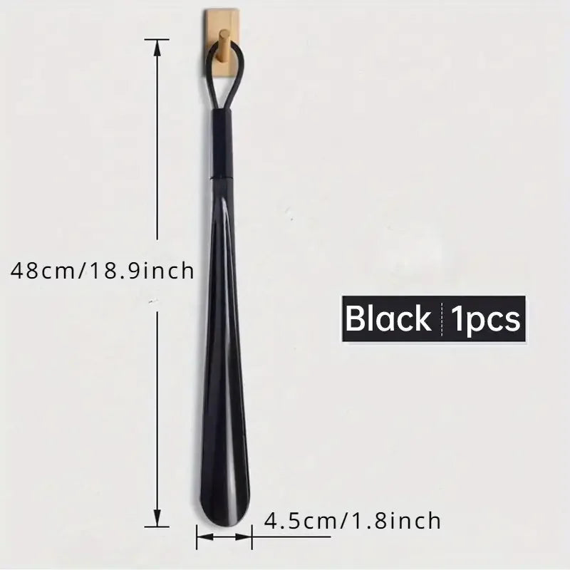Cornes de chaussures en plastique extra longues, flexibles, ne nécessitent pas de bois, cuillères à chaussures durables pour femmes enceintes portant des fourmis de repos, 1 pièce