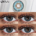 UYAAI Cleopatra série nouveaux élèves colorés maquillage lentilles de Contact vertes beauté femmes élèves colorés cosmétique marron élèves naturels