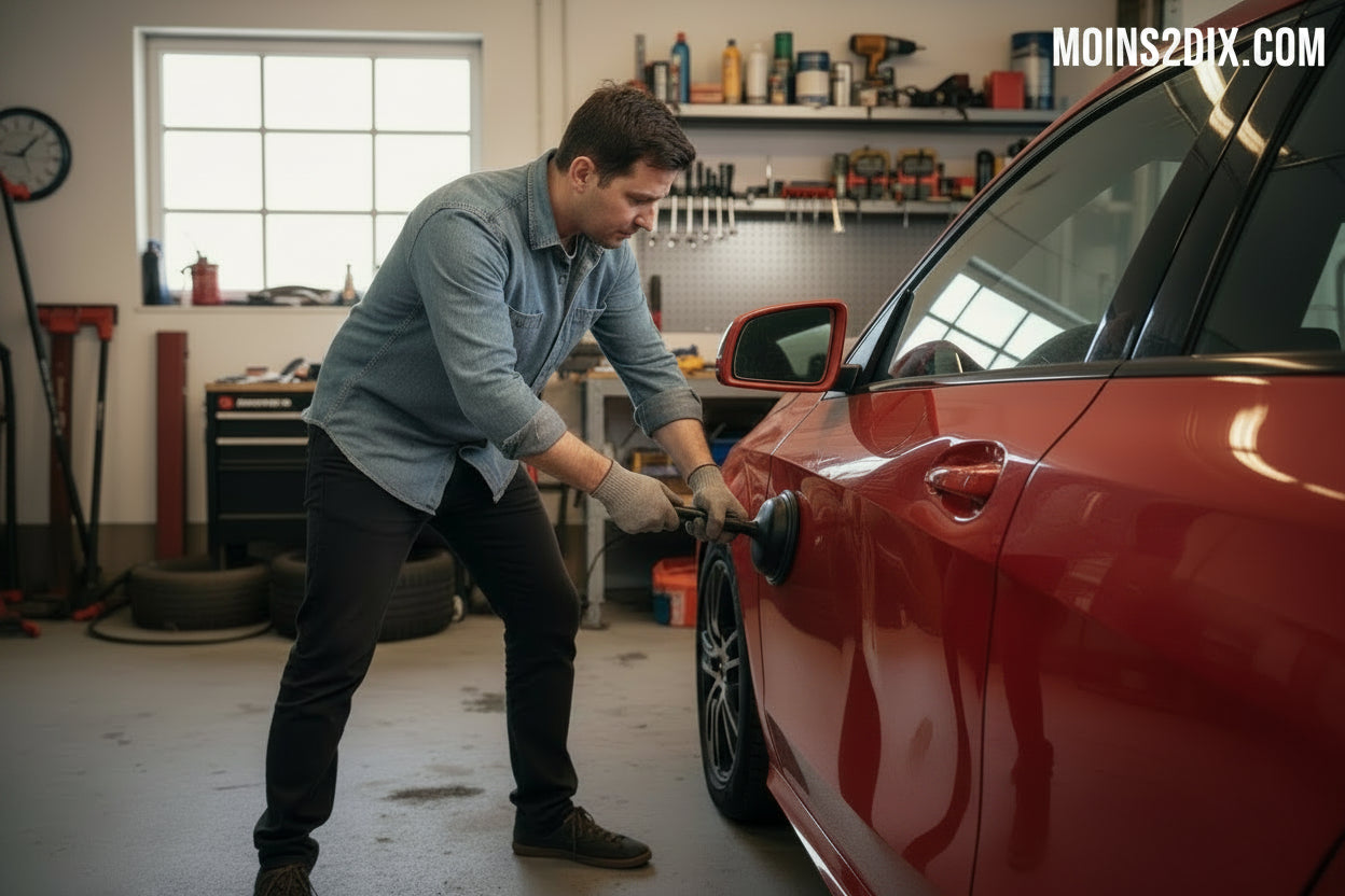 Extracteur de Dent, dissolvant de panneau de carrosserie, outil de ventouse de réparation de voiture, ventouse adaptée aux petites Dents