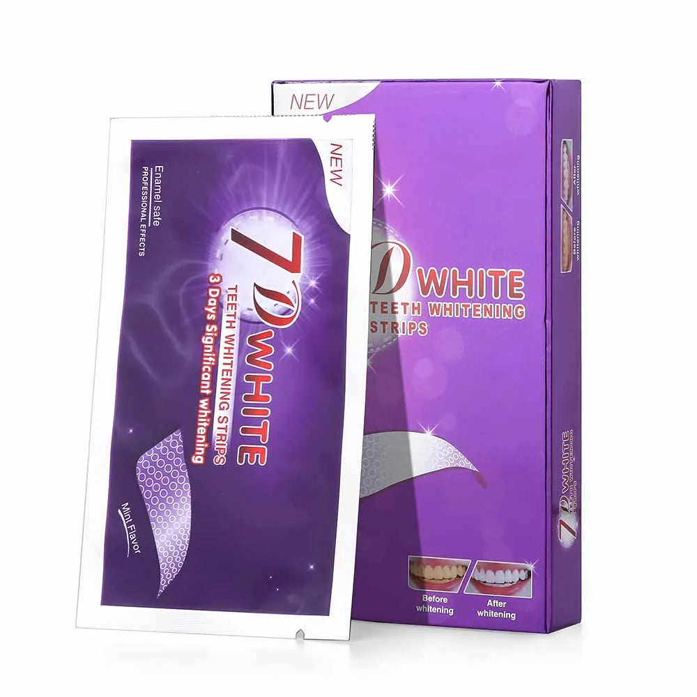 Bande de blanchiment des dents violettes, bande de blanchiment des dents non sensible, correcteur de couleur, bande de nettoyage des dents instantanée, plus blanche des dents à la maison