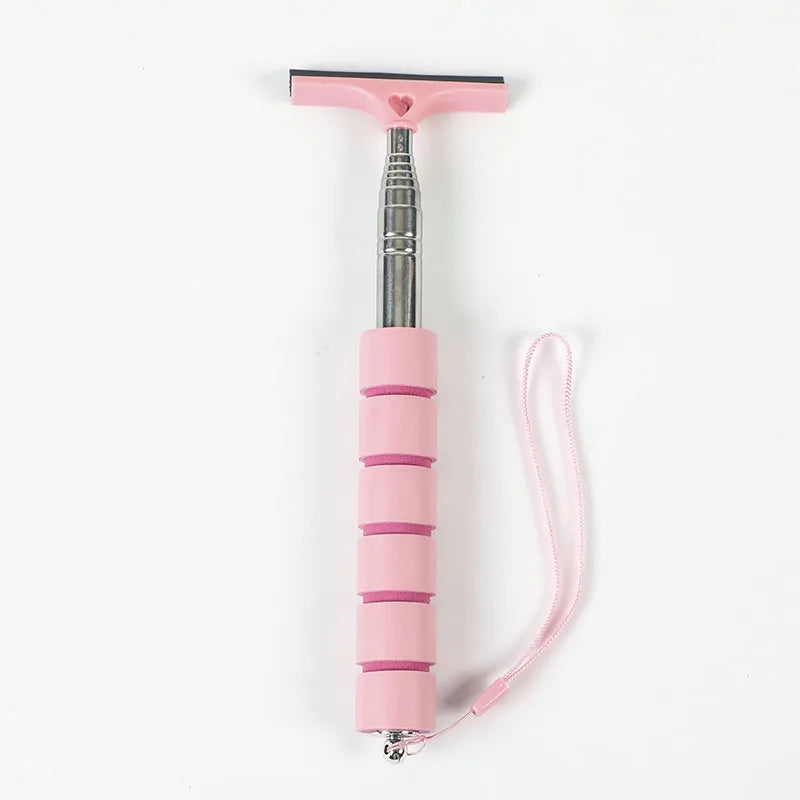 Outil de nettoyage d'essuie-glace de rétroviseur de voiture, nettoyeur de brume de verre automatique, grattoir, accessoires de voiture, poignée, brosse de nettoyage de vitres télescopique