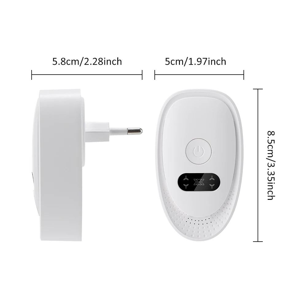 Purificateur d'air enfichable ioniseur d'ions négatifs purificateur d'air pour la maison fonctionnement silencieux ioniseur Mini purificateur d'air déodorant de toilette