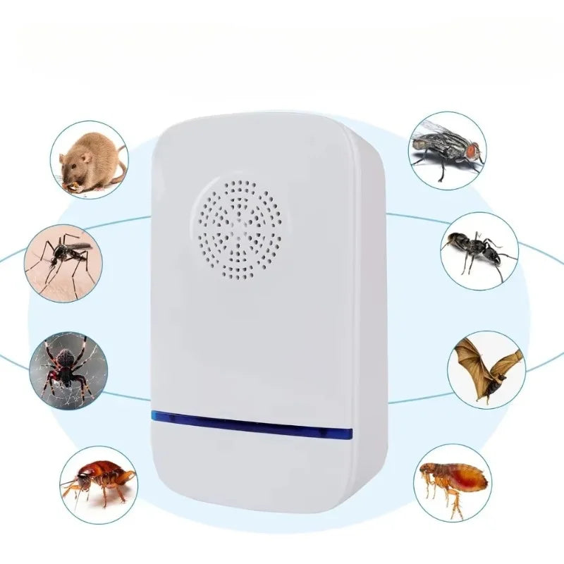 Nouveau répulsif à ultrasons intelligent à fréquence variable contre les rongeurs, les acariens, les moustiques, les insectes, les cafards et les rongeurs