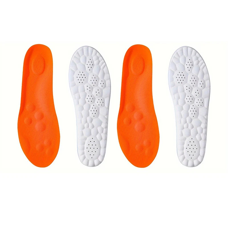 Semelles intérieures de Sport en Latex à haute élasticité, 1 paire/2 paires/4 paires, coussinets de chaussures souples, Support de voûte plantaire, semelles orthopédiques, semelle intérieure déodorante respirante
