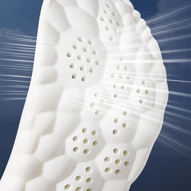 Semelles intérieures de Sport en Latex à haute élasticité, 1 paire/2 paires/4 paires, coussinets de chaussures souples, Support de voûte plantaire, semelles orthopédiques, semelle intérieure déodorante respirante