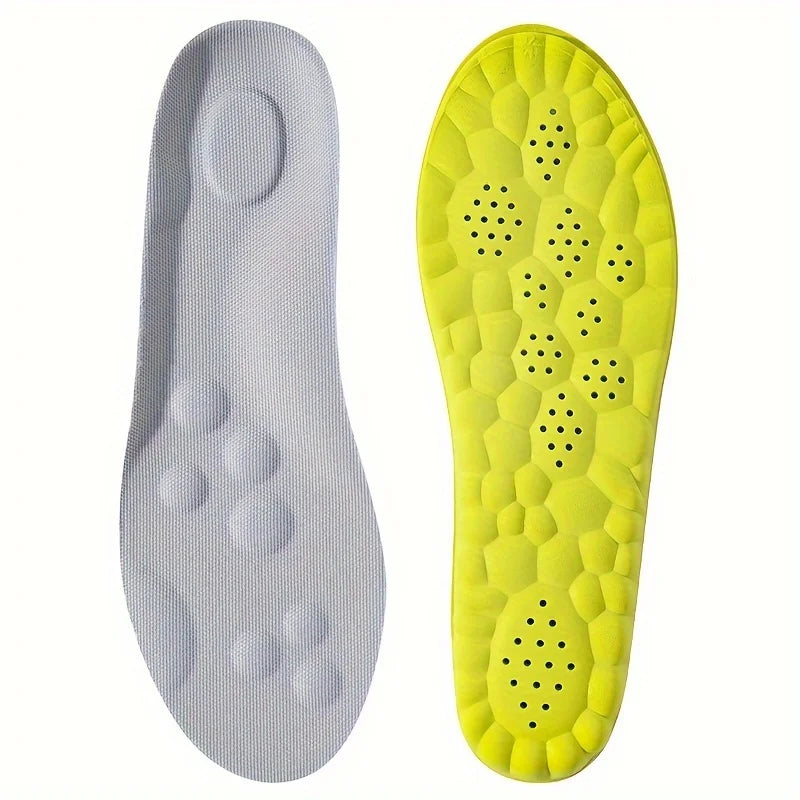 Semelles intérieures de Sport en Latex à haute élasticité, 1 paire/2 paires/4 paires, coussinets de chaussures souples, Support de voûte plantaire, semelles orthopédiques, semelle intérieure déodorante respirante