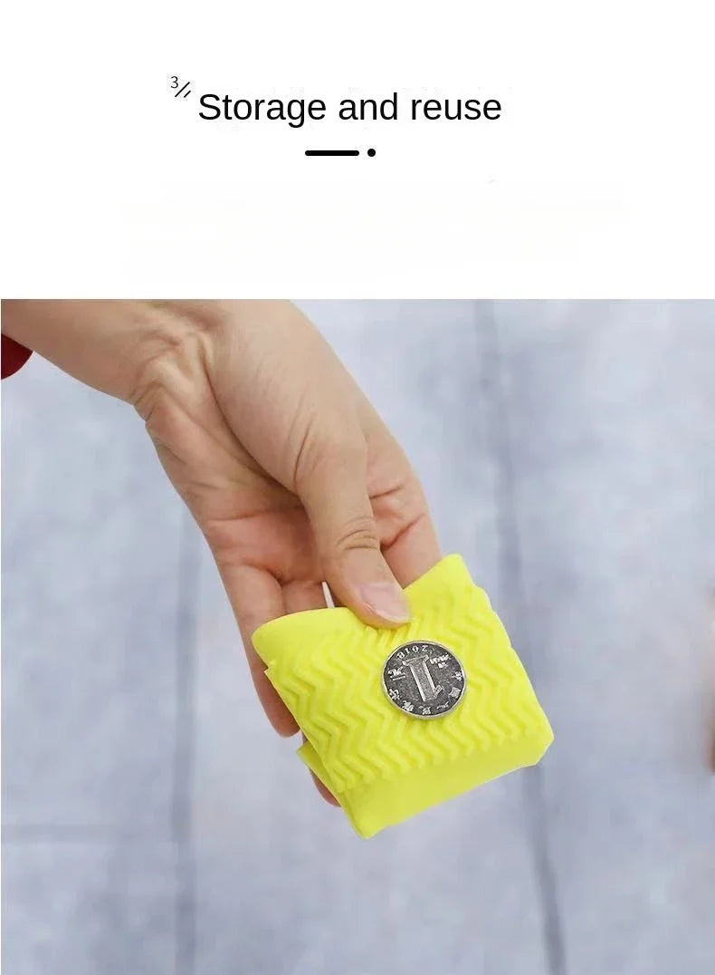 1 paire de couvre-chaussures imperméables en Silicone, en caoutchouc résistant aux lèvres, équipement de pluie, accessoires pour les jours de pluie en plein air