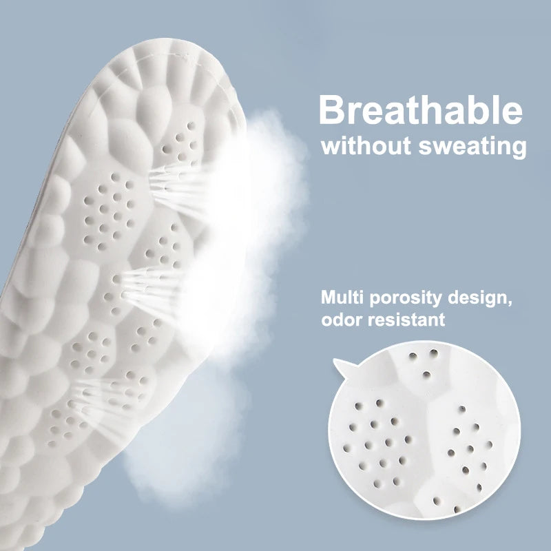 Semelles intérieures de Sport en Latex à haute élasticité, 1 paire/2 paires/4 paires, coussinets de chaussures souples, Support de voûte plantaire, semelles orthopédiques, semelle intérieure déodorante respirante