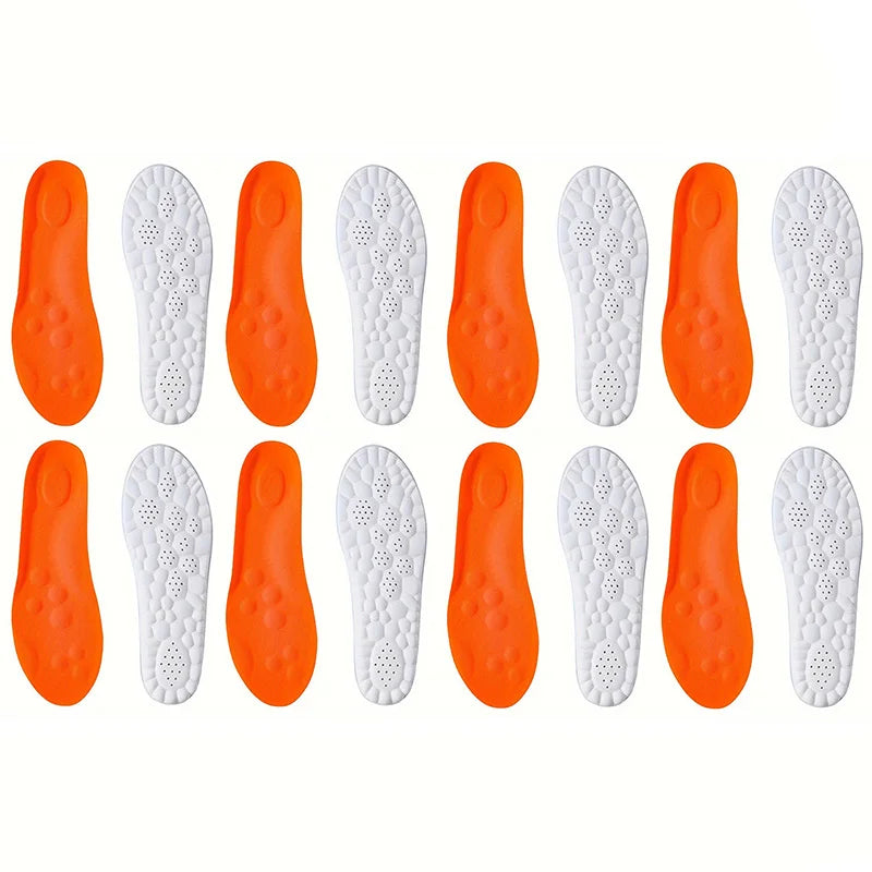 Semelles intérieures de Sport en Latex à haute élasticité, 1 paire/2 paires/4 paires, coussinets de chaussures souples, Support de voûte plantaire, semelles orthopédiques, semelle intérieure déodorante respirante