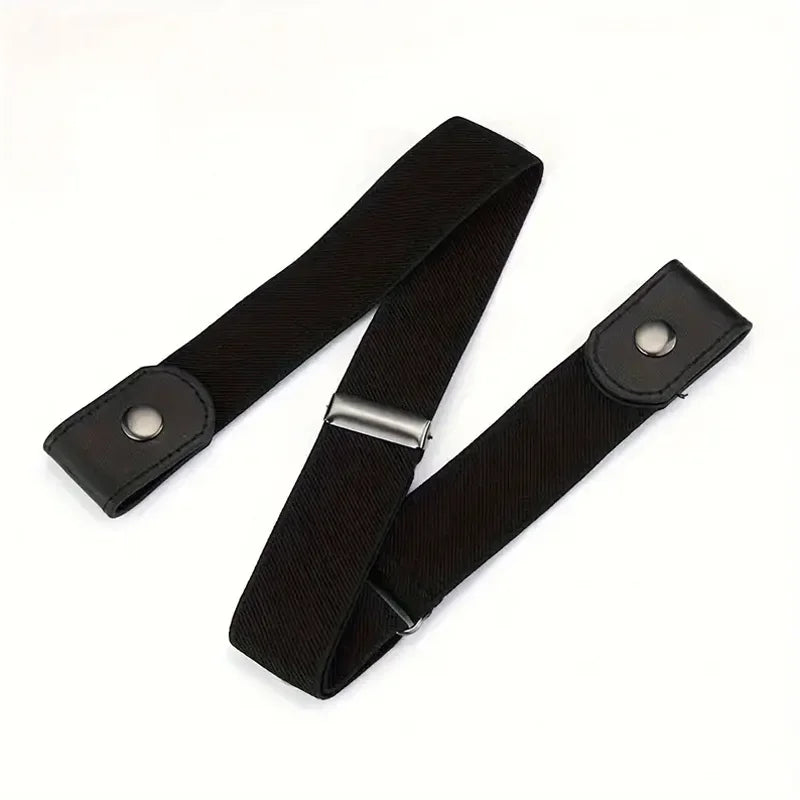 Ceinture élastique Invisible sans trace, ceinture pour femmes, pantalons en jean, ceinture élastique pour hommes